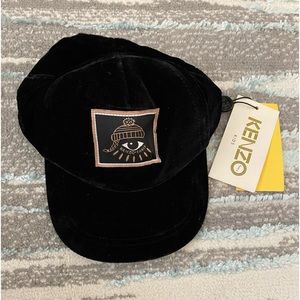 New Kenzo Paris kid velvet baseball cap/hat